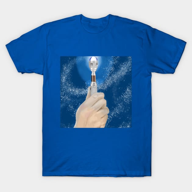 10th Doctor Sonic Screwdriver T-Shirt by AC Salva